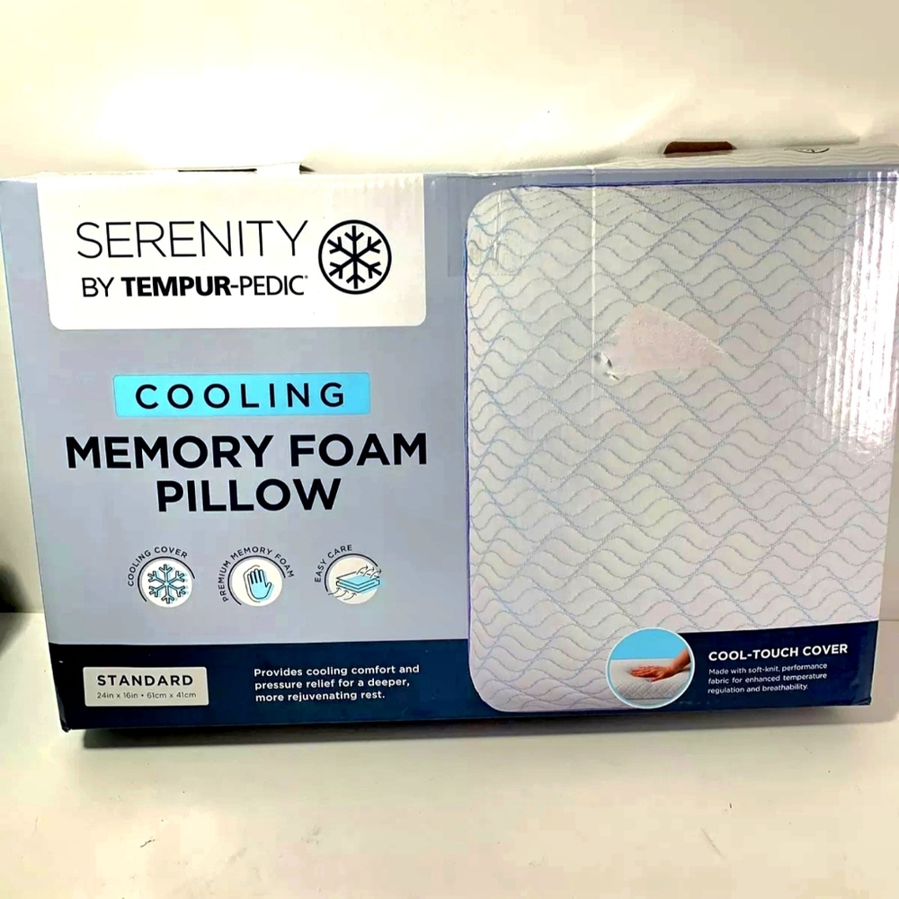 Serenity By Tempur-pedic Cooling Memory Foam Pillow